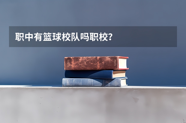 职中有篮球校队吗职校?