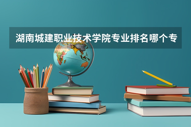 湖南城建职业技术学院专业排名哪个专业好满意度Top10