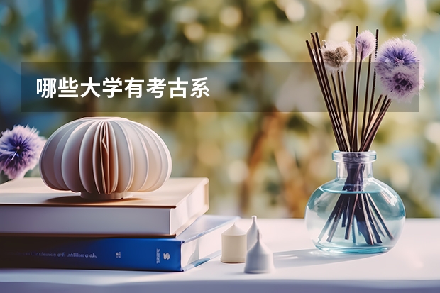 哪些大学有考古系