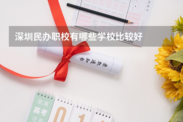 深圳民办职校有哪些学校比较好