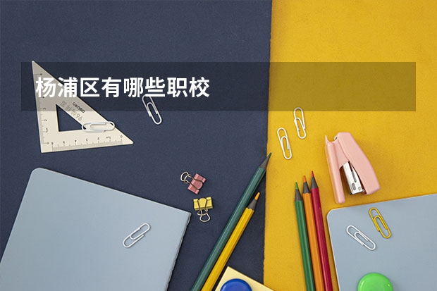 杨浦区有哪些职校