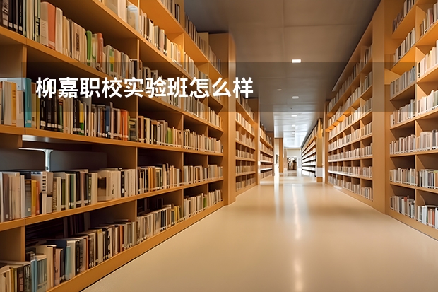 柳嘉职校实验班怎么样