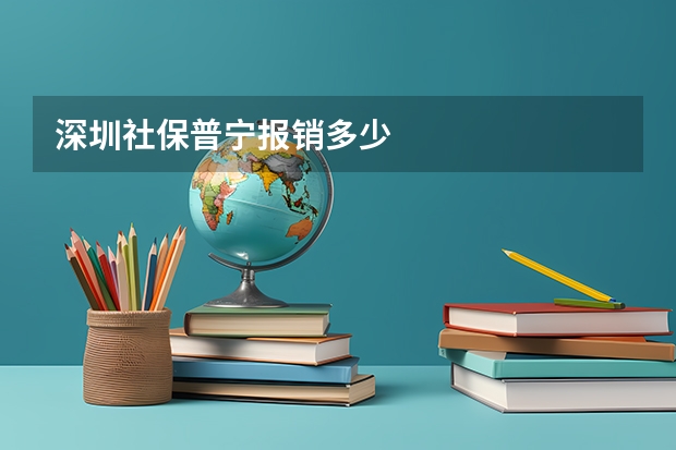 深圳社保普宁报销多少