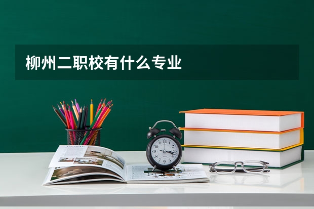 柳州二职校有什么专业