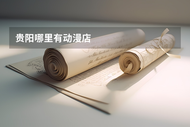 贵阳哪里有动漫店
