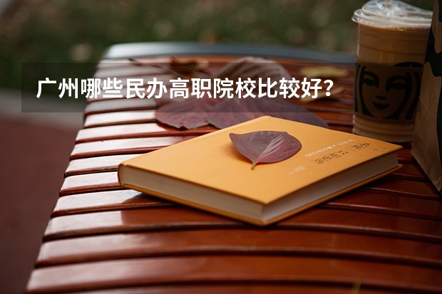 广州哪些民办高职院校比较好？