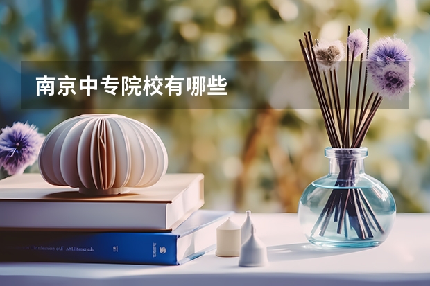 南京中专院校有哪些