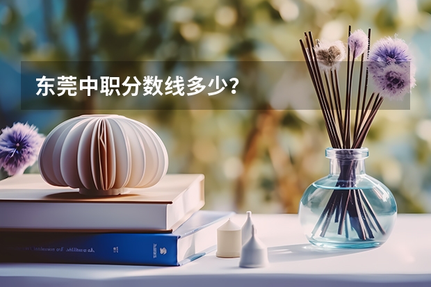 东莞中职分数线多少？