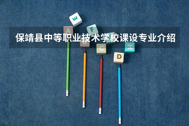 保靖县中等职业技术学校课设专业介绍