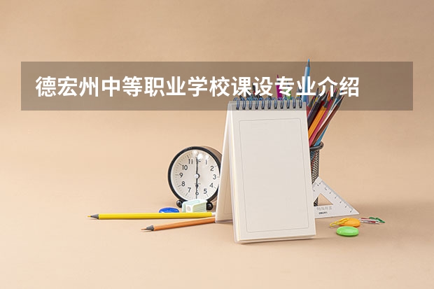 德宏州中等职业学校课设专业介绍