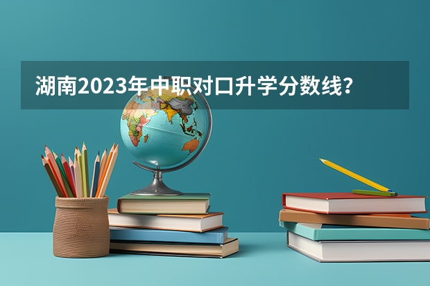 湖南2023年中职对口升学分数线？（1995年湖南高考理科录取分数线）
