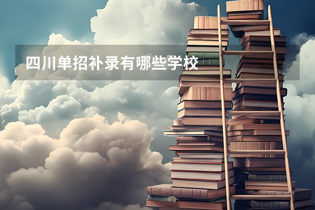 四川单招补录有哪些学校