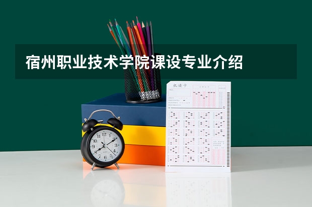 宿州职业技术学院课设专业介绍