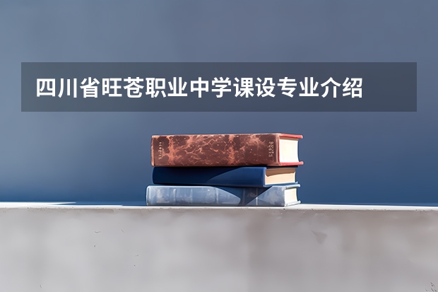 四川省旺苍职业中学课设专业介绍