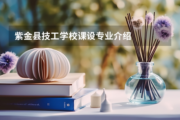 紫金县技工学校课设专业介绍