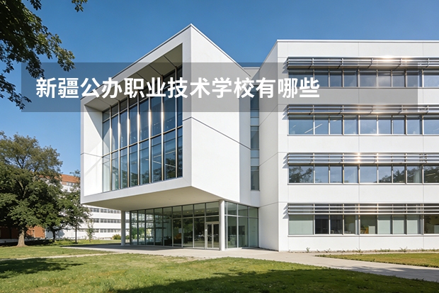 新疆公办职业技术学校有哪些