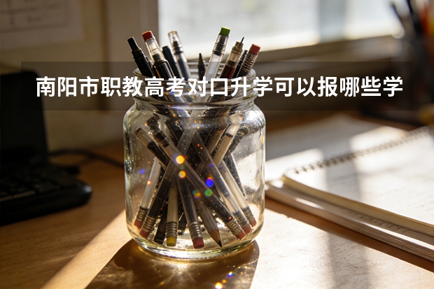 南阳市职教高考对口升学可以报哪些学校