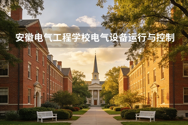 安徽电气工程学校电气设备运行与控制课程设置与专业能力要求