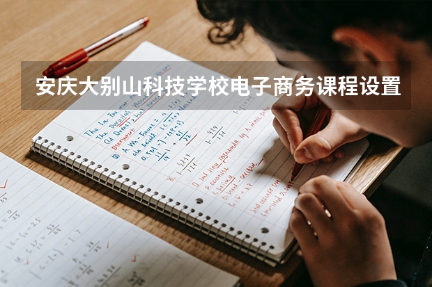 安庆大别山科技学校电子商务课程设置与专业能力要求
