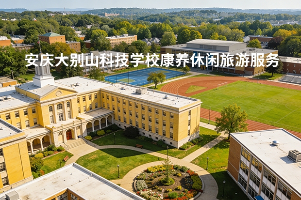 安庆大别山科技学校康养休闲旅游服务课程设置与专业能力要求