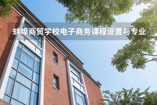 蚌埠商贸学校电子商务课程设置与专业能力要求