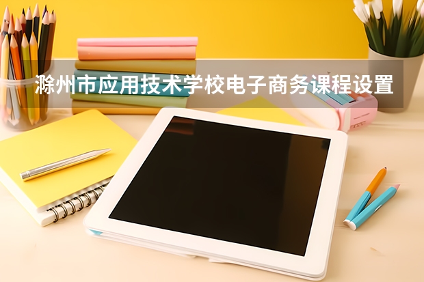 滁州市应用技术学校电子商务课程设置与专业能力要求