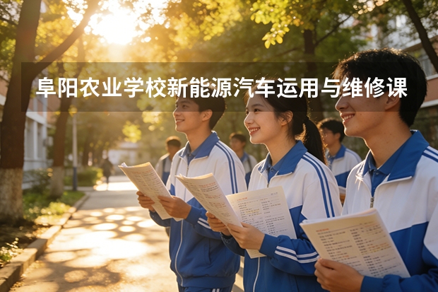 阜阳农业学校新能源汽车运用与维修课程设置与专业能力要求