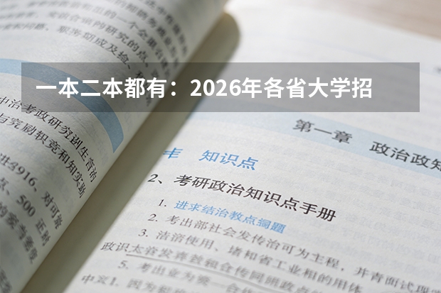 一本二本都有：2026年各省大学招生简章查询入口