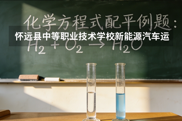 怀远县中等职业技术学校新能源汽车运用与维修课程设置与专业能力要求