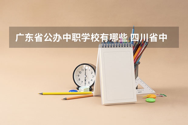 广东省公办中职学校有哪些 四川省中职学校有哪些