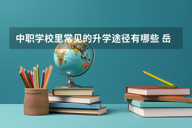 中职学校里常见的升学途径有哪些 岳阳有哪些中职学校开设电子商务专业