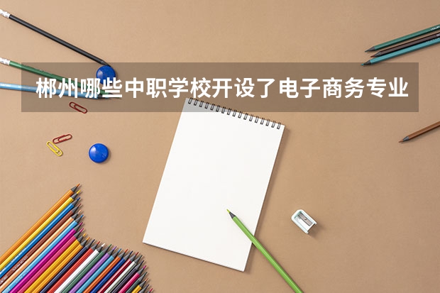 郴州哪些中职学校开设了电子商务专业 江苏省公办中职学校有哪些