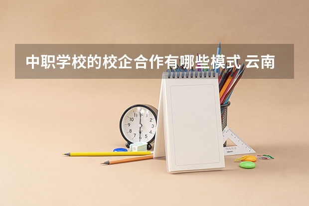 中职学校的校企合作有哪些模式 云南省国家级重点中职学校名单