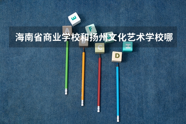 海南省商业学校和扬州文化艺术学校哪个好