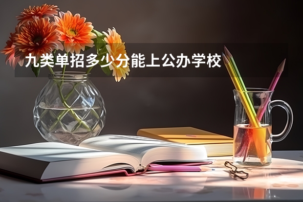 九类单招多少分能上公办学校