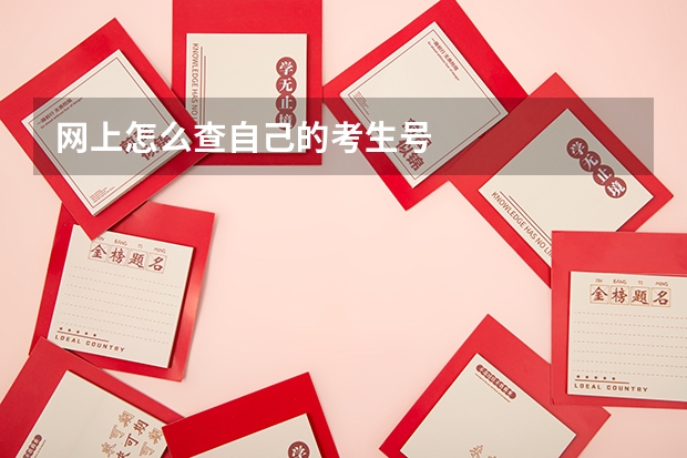 网上怎么查自己的考生号