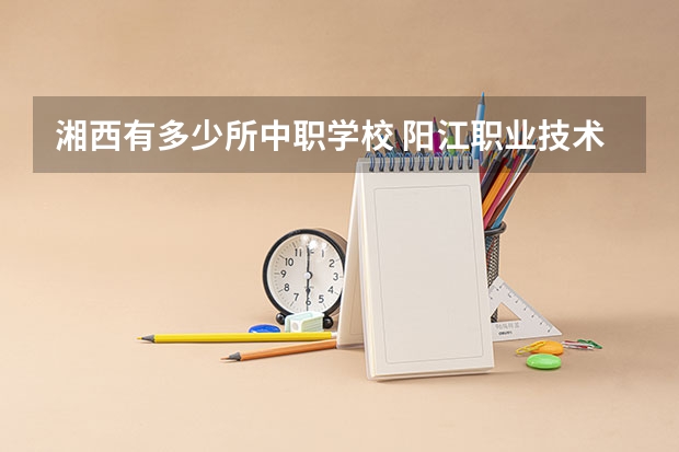 湘西有多少所中职学校 阳江职业技术学院对口中职学校自主招生三二分段转段考核汽车检测与维修技术专业技能考核大纲