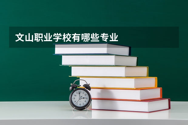 文山职业学校有哪些专业