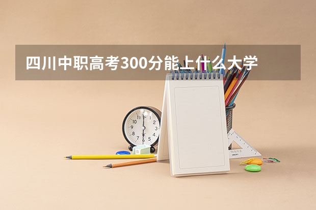 四川中职高考300分能上什么大学