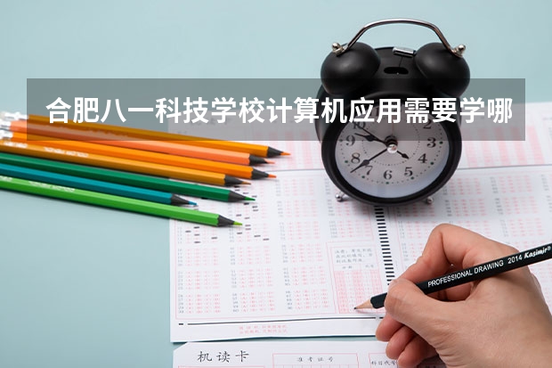 合肥八一科技学校计算机应用需要学哪些课程